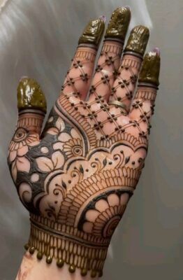 Brides love detailed Mehndi Design Front Hand patterns