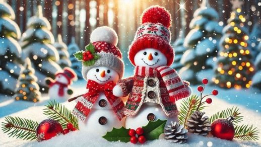 Christmas Wallpaper feels nostalgic