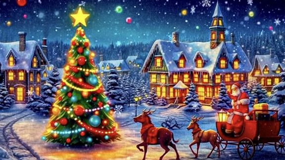 Christmas Wallpaper feels warm