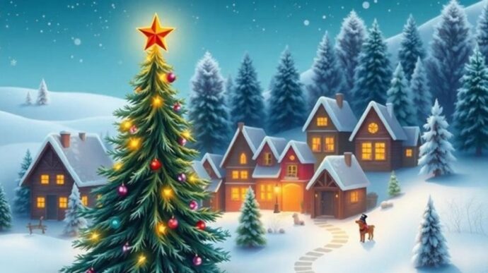 Christmas Wallpaper gives festive vibes