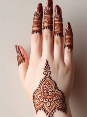 Creative artists make lovely Easy Mehndi Design