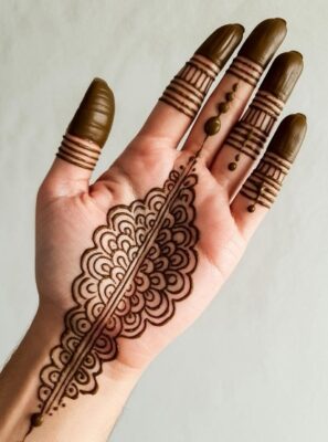 Cute Stylish Full Hand Mehndi Design is perfect for girls