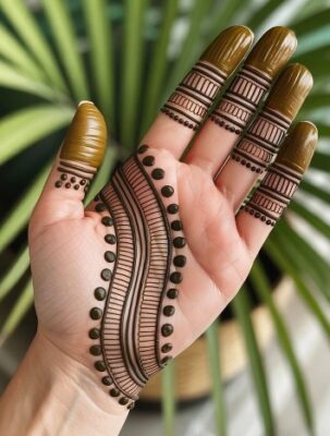 Easy Henna New Mehndi Design is perfect for beginners