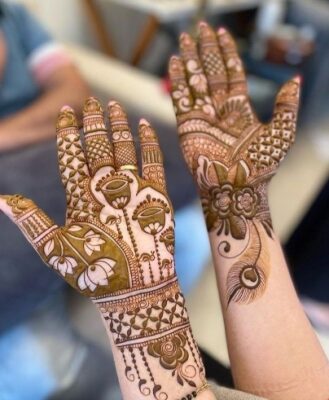 Easy Mehndi Design Back Hand