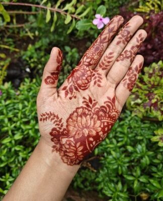 Easy Mehndi Design For Teej
