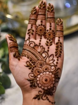 Easy Mehndi Design is perfect for beginners