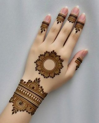 Easy Mehndi Design saves time and effort