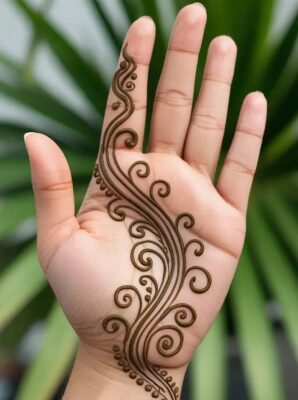 Elegant Stylish Full Hand Mehndi Design fits every outfit