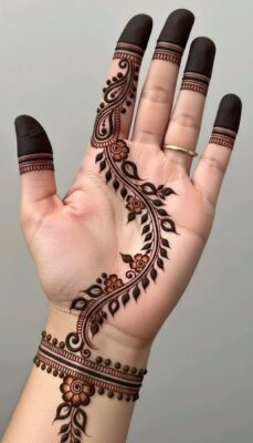 Every bride adores Henna New Mehndi Design