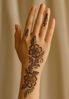 Every girl loves Arabic Mehndi Design