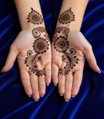 Every girl loves Front Hand Simple Mehndi Design