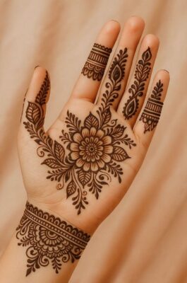 Every occasion glows with Arabic Mehndi Design
