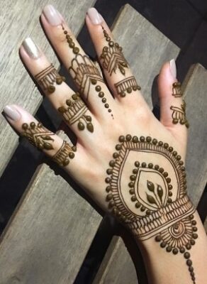 Fashion lovers adore Stylish Full Hand Mehndi Design