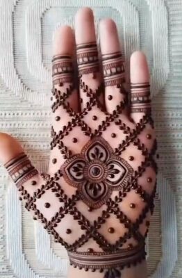 Festival Front Hand Mehndi Design spreads joy