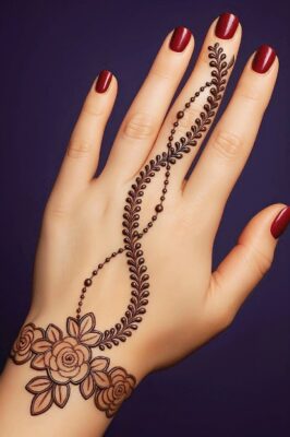 Festive Stylish Full Hand Mehndi Design spreads joy