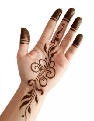 Festive glow comes with Henna New Mehndi Design