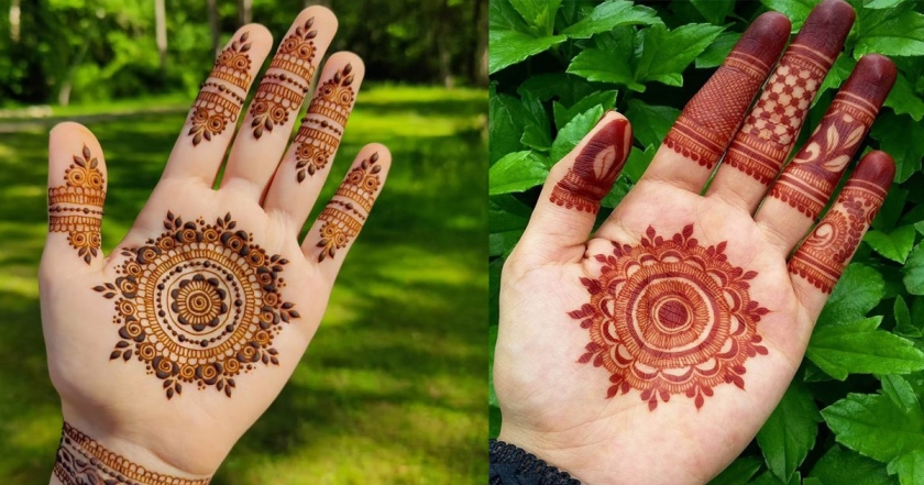 Front Hand Simple Mehndi Design