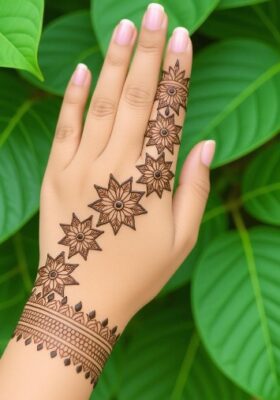 Front and Back Hand Mehndi Design combo looks amazing