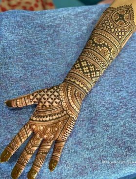Full Hand Mehndi Design Easy And Beautiful