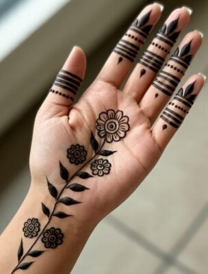 Girls love trying new Mehndi Design for festivals