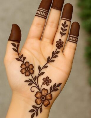 Gorgeous Arabic Mehndi Design suits every hand