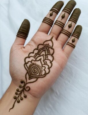 Gorgeous Henna New Mehndi Design suits all hands