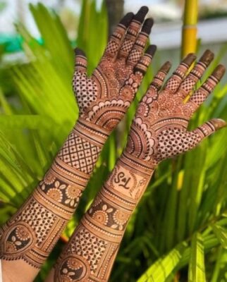 Henna Full Hand Mehndi Design