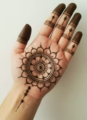 Kids also enjoy Front Hand Simple Mehndi Design