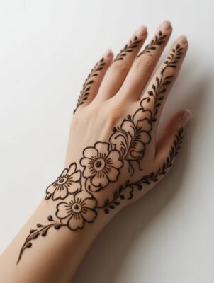 Kids also enjoy cute Henna New Mehndi Design