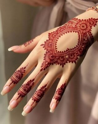Kids love cute Mehndi Design patterns