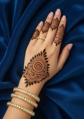 Latest Arabic Mehndi Design