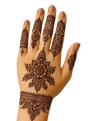 Latest Arabic Mehndi Design is popular on social media