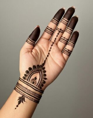 Latest Arabic Mehndi Design trends on social media