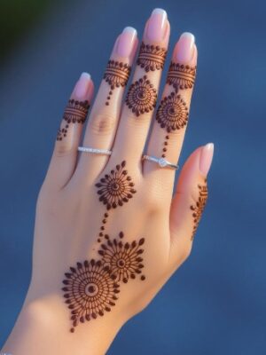 Latest Back Hand Mehndi Design inspires everyone