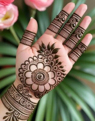 Latest Front Hand Mehndi Design keeps fashion stylish and fresh