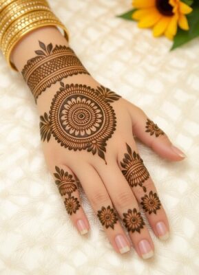 Latest fashion highlights Simple Mehndi Design