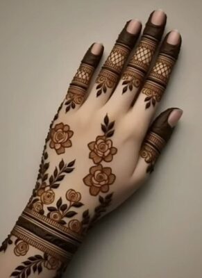 Mandala Stylish Full Hand Mehndi Design looks divine