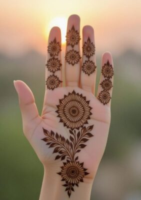 Mehndi Design Front Hand looks classy