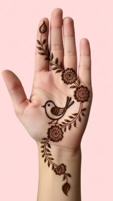 Mehndi Design Simple enhances natural beauty
