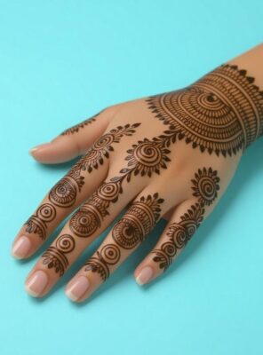 Mehndi Design Simple is easy to practice daily