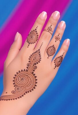 Mehndi Design Simple is loved by teenagers