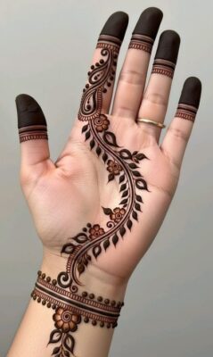Mehndi Design Simple is perfect for college girls