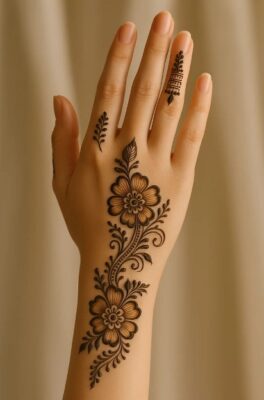 Mehndi Design Simple is perfect for festivals