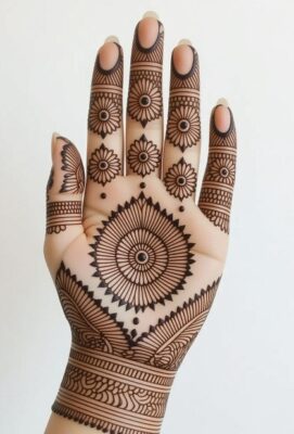 Mehndi Design Simple suits traditional outfits