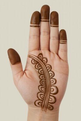 Minimal Stylish Full Hand Mehndi Design feels fresh