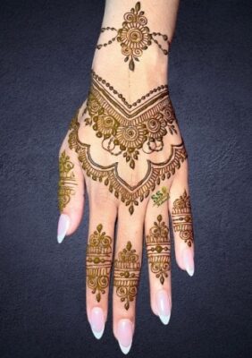 Modern Mehndi Designs Image is perfect for parties
