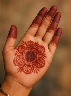 Modern girls prefer Easy Mehndi Design