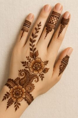 New brides love Simple Mehndi Design