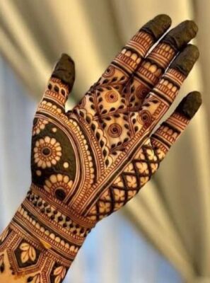 Party Arabic Mehndi Design fits festive vibes