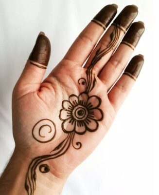 Party wear Stylish Full Hand Mehndi Design looks lovely